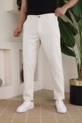 Erkek Casual Slim Fit Cord Desenli Kumaş Pantolon resmi